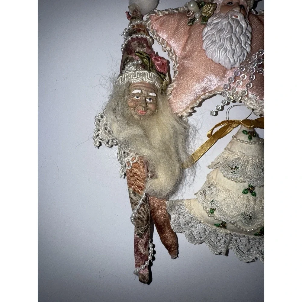 Mark Roberts Vintage Santa Fairy And 2 Other Handmade‎ Ornaments Q
